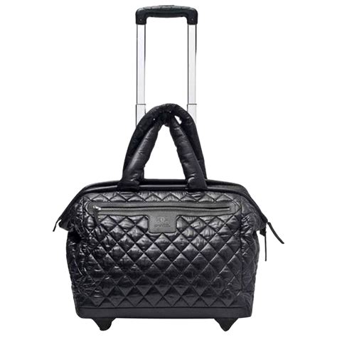 chanel bags travel|Chanel travel bag with wheels.